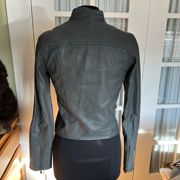 Anthropologie Faux Leather Jacket - Picture 6 of 13